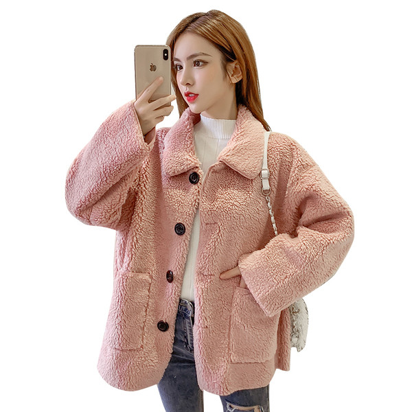 Női modern puha kabát több színben gombokkal