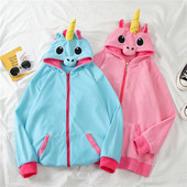 Új modell női pulóver 3D elemmel, rózsaszín és kék színben