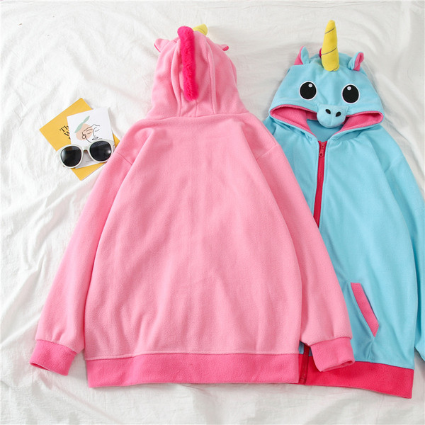 Új modell női pulóver 3D elemmel, rózsaszín és kék színben