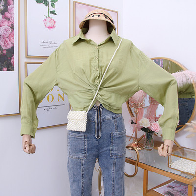 Modern női ing klasszikus gallérral és gombokkal - többféle színben