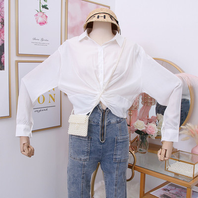 Modern női ing klasszikus gallérral és gombokkal - többféle színben