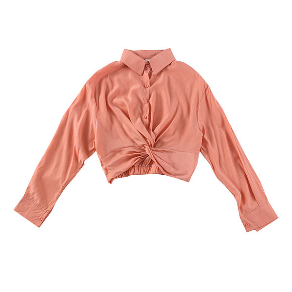 Modern női ing klasszikus gallérral és gombokkal - többféle színben