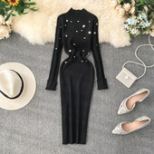 Alkalmi női ruha fém elemmel több színben