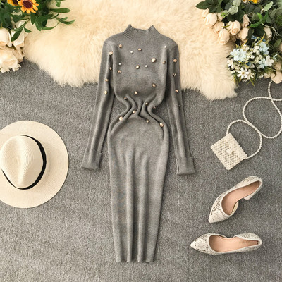 Alkalmi női ruha fém elemmel több színben