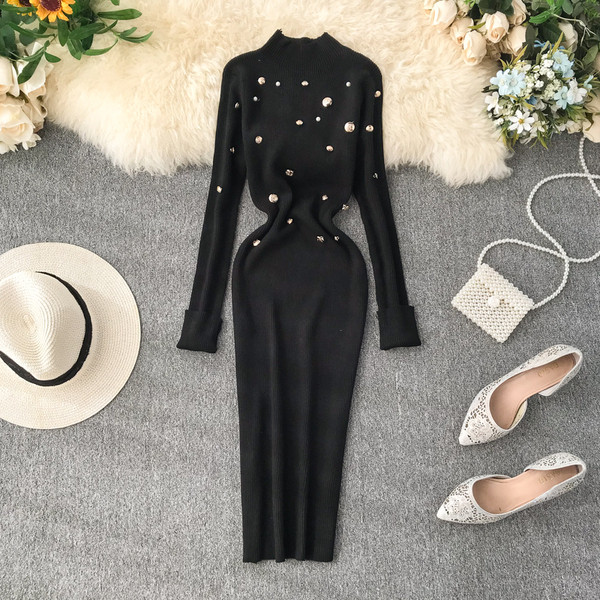 Alkalmi női ruha fém elemmel több színben