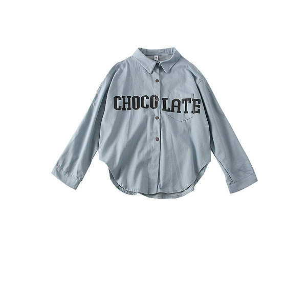 Új modell farmer női ing kék mintával