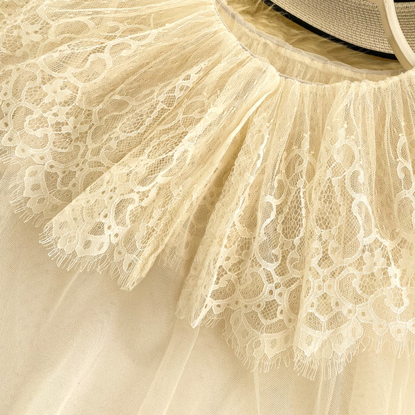 Női csipke ing kerek nyakkivágással, több színben