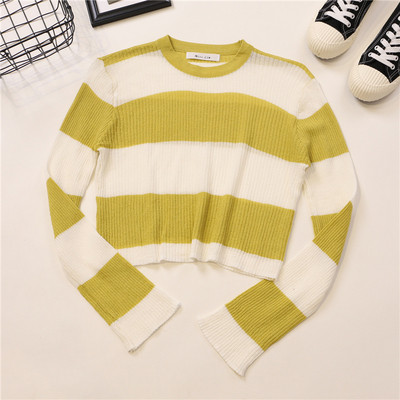 Γυναικεία μπλούζα σε τέσσερα χρώματα με μακρύ μανίκι και λαιμόκοψη O