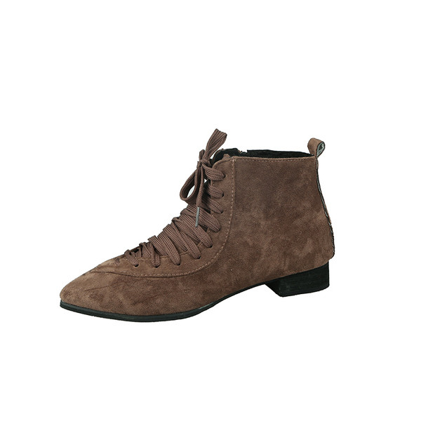 Alkalmi női csizma hegyes modell fekete és barna színben