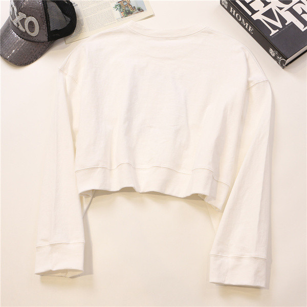 Női rövid blúz három színben, rátéttel