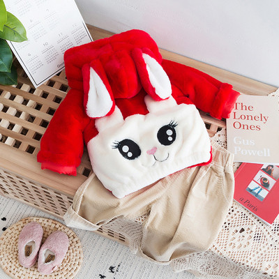 Μοντέρνο παιδικό μπουφάν για κορίτσια με τρισδιάστατο στοιχείο - πολλά χρώματα