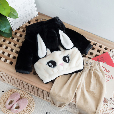 Μοντέρνο παιδικό μπουφάν για κορίτσια με τρισδιάστατο στοιχείο - πολλά χρώματα