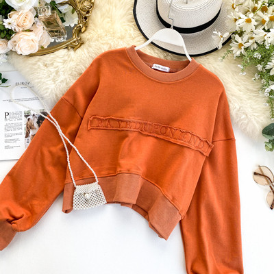 Modern női blúz O-nyakkal, többféle színben