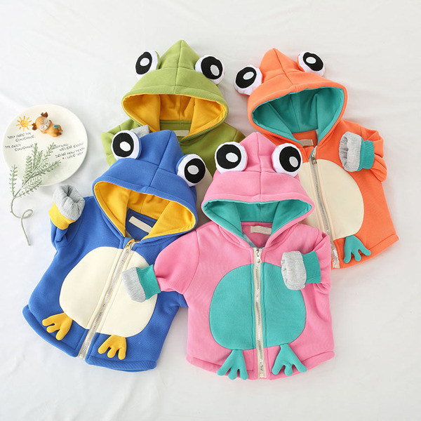 Új modell gyerek pulóver 3D elemmel és kapucnival fiúknak és lányoknak