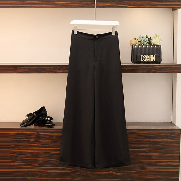 Set modern pentru femei în negru, cu mărimi până la 4XL