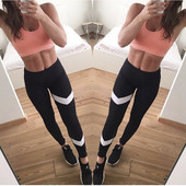 Αθλητικό γυναικείο κολάν κλασικό μοντέλοσε  μαύρο μχρώμα με ψηλή μέση