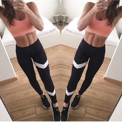 Αθλητικό γυναικείο κολάν κλασικό μοντέλοσε  μαύρο μχρώμα με ψηλή μέση