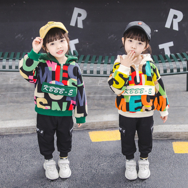 Új modell színű gyerek szett lányoknak blúz + nadrág két színben