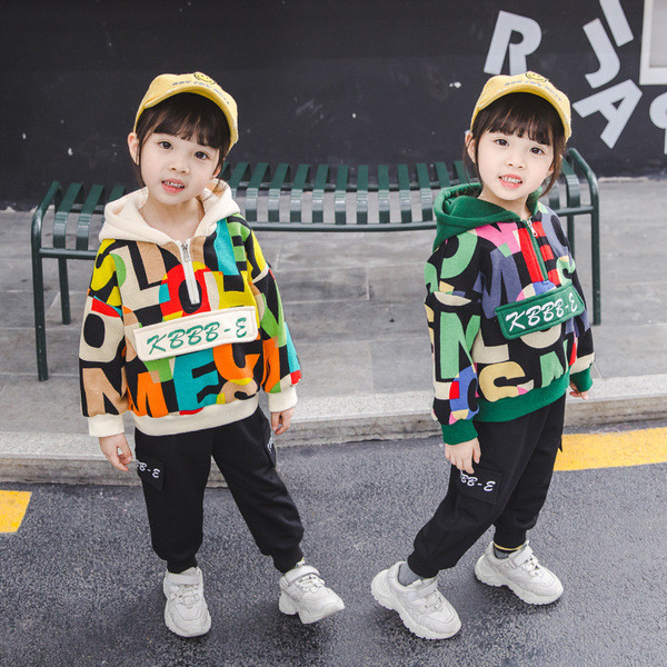 Új modell színű gyerek szett lányoknak blúz + nadrág két színben