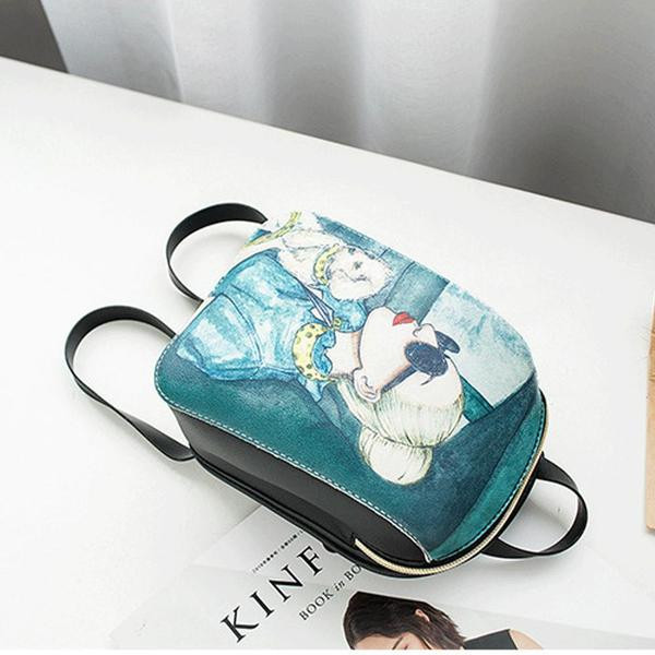 Modern női hátizsák rátéttel