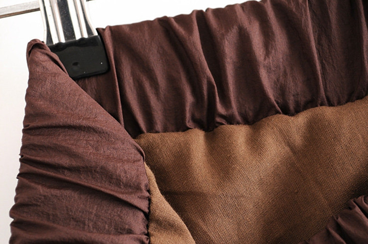 Hosszú aszimmetrikus szoknya magas elasztikus derékkal