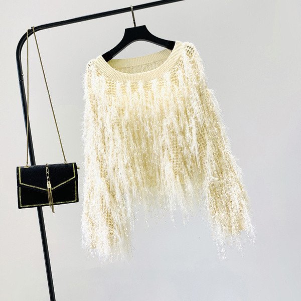 Stílusos női pulóver csónakos nyakkivágással, három színben