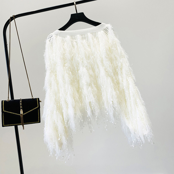 Stílusos női pulóver csónakos nyakkivágással, három színben