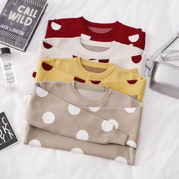 Pulover de dama cu decolteu O in diferite culori