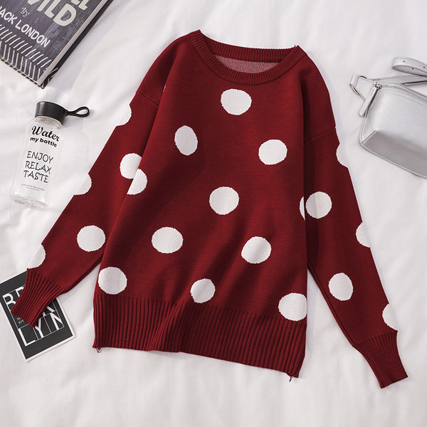 Pulover de dama cu decolteu O in diferite culori