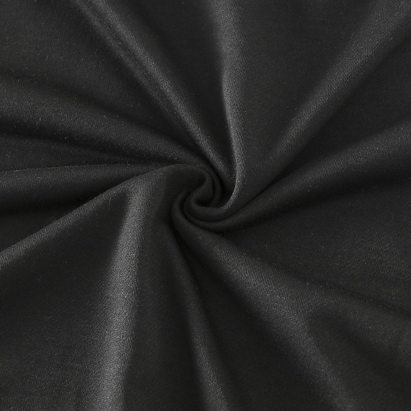 Lezser női blúz széles modell fekete színben