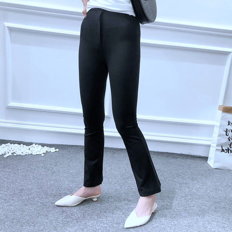 Női fekete nadrág, magas derekú Charleston típusú