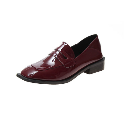 Pantofi casual dama din piele ecologica in doua culori