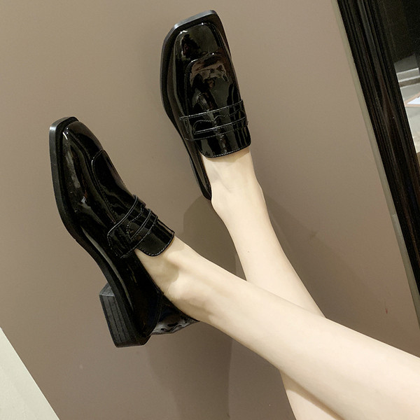 Pantofi casual dama din piele ecologica in doua culori