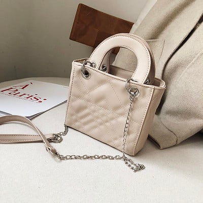 Geanta de dama cu manere scurte si lungi in negru, bej, rosu si albastru