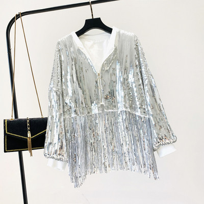 Új modellű női pulóver flitterekkel, három színben