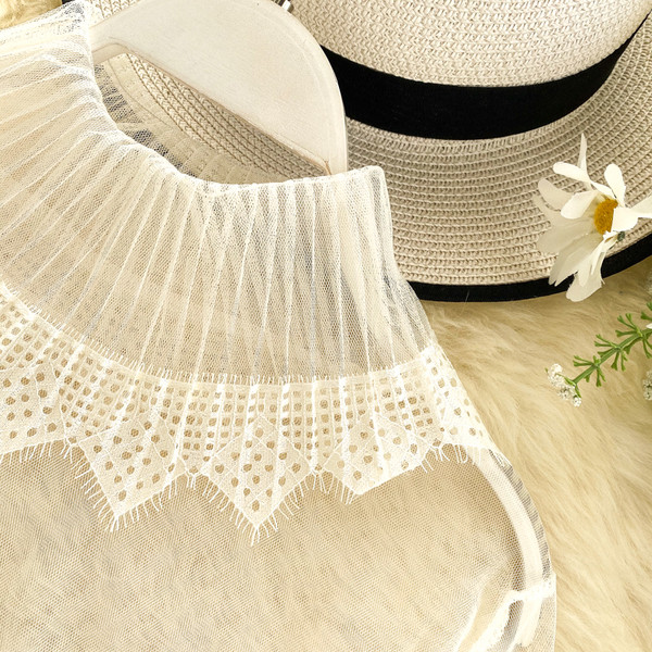 Új modell átlátszó női ing fehér, fekete és bézs színben