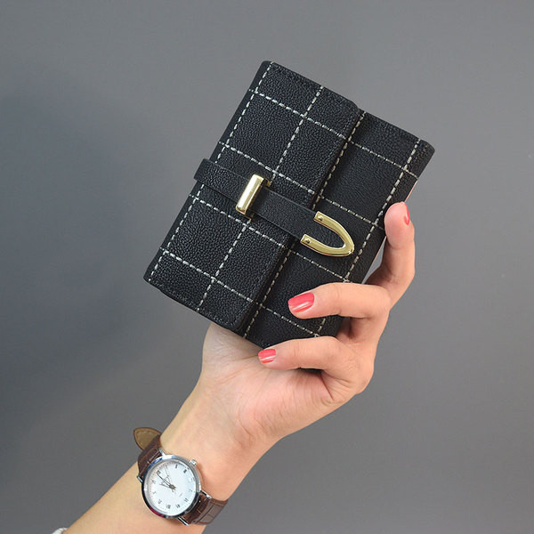 Öko velúrból készült női pénztárca öt színben