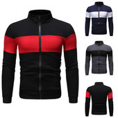 Napi férfi pulóver három színben cipzárral