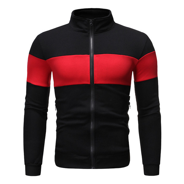 Napi férfi pulóver három színben cipzárral