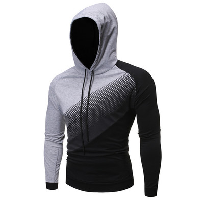 Hanorac modern pentru bărbați cu glugă în trei culori