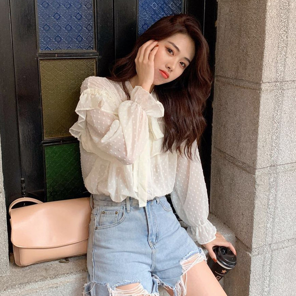 Modern női ing két színben - széles modell