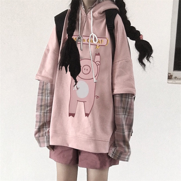 Nappali női pulóver rózsaszín széles modellben, rátéttel