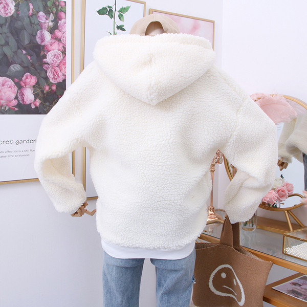 Νέο μοντέλο γυναικείο φούτερ  με κουκούλα με φερμουάρ σε διάφορα χρώματα