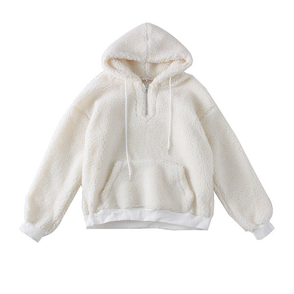 Νέο μοντέλο γυναικείο φούτερ  με κουκούλα με φερμουάρ σε διάφορα χρώματα