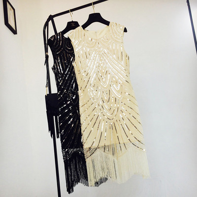 HIT Rochie de dama eleganta cu paiete si decolteu rotund in trei culori