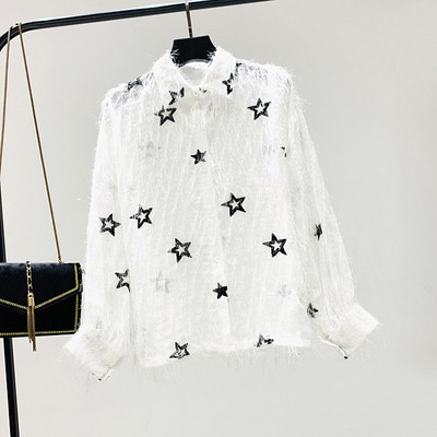 Új modell női ing rátéttel több színben