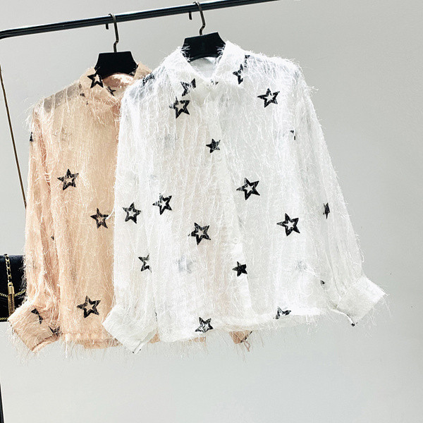 Új modell női ing rátéttel több színben