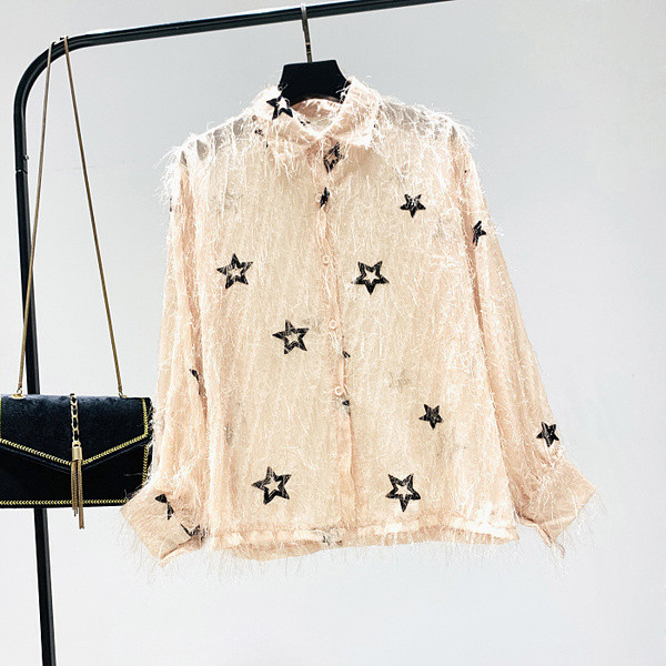 Új modell női ing rátéttel több színben