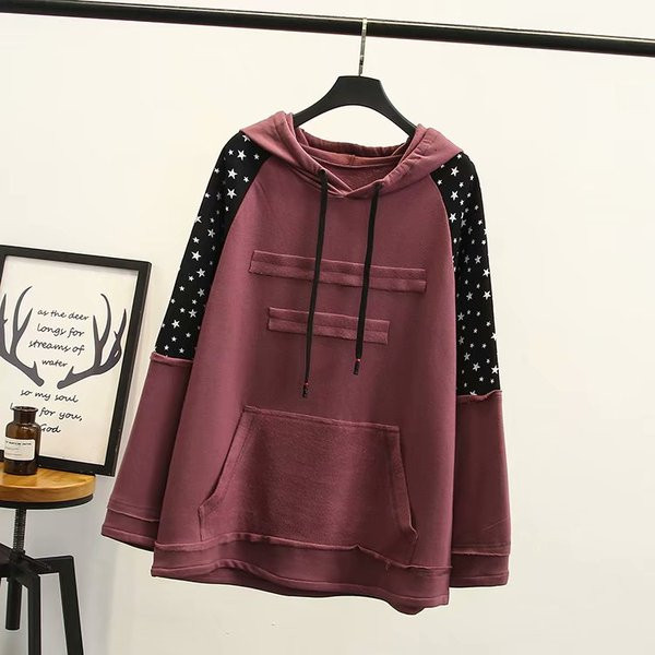 Casual γυναικείο φούτερ με κουκούλα και κορδόνια σε τρία χρώματα