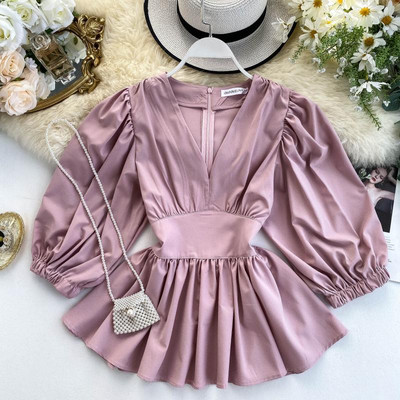 Stílusos női ing V-nyakkal, több színben